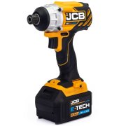 JCB 18V Cordless Twinpack Brushless Impact Driver and Combi Drill with 2 x 5AH batteries and fast charger - 21-18BL-TPK-5